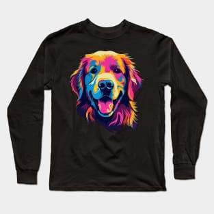 Golden Retriever Smiling Long Sleeve T-Shirt